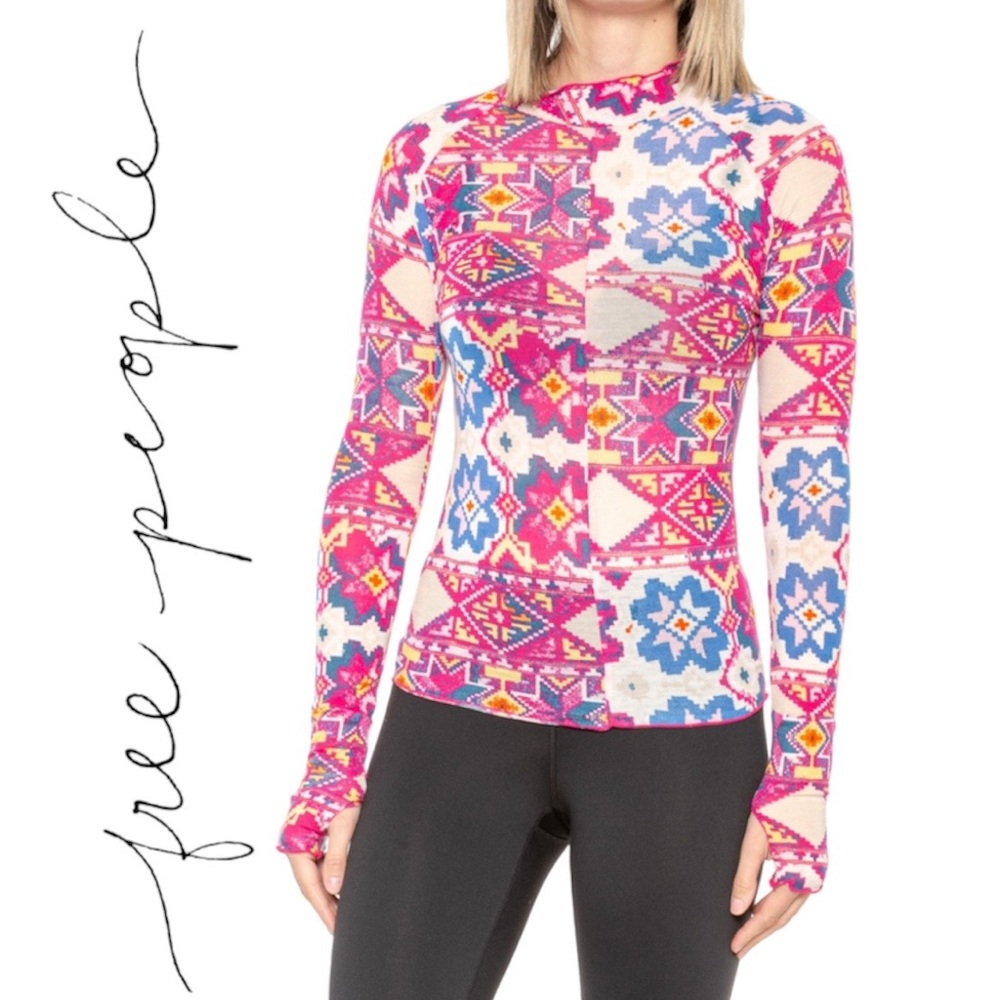 NWT Free People FP Movement High Jump Long Sleeve Shirt, XS - Picture 2 of 8